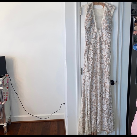 Jovani Crystal gown. Size 10. Worn once - Picture 2 of 9